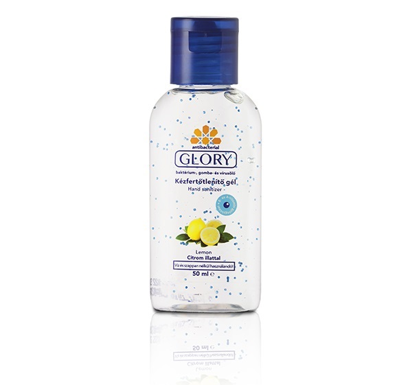 Glory/HC gél Citrom 50 ml kézfertőtlenítő