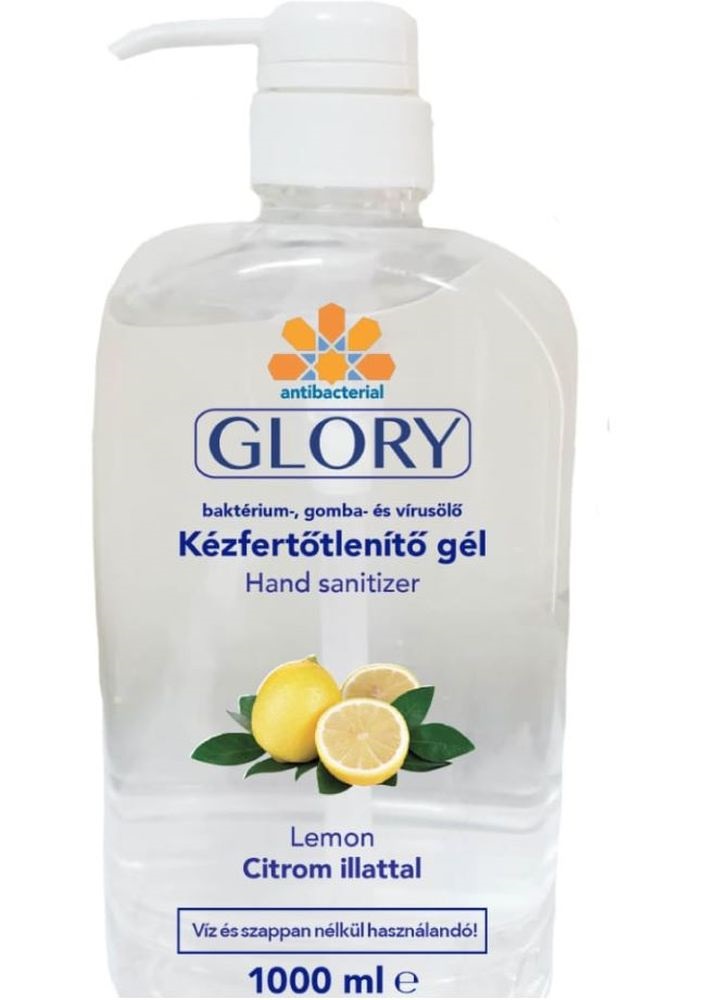 Glory/HC gél Citrom 1000 ml kézfertőtlenítő