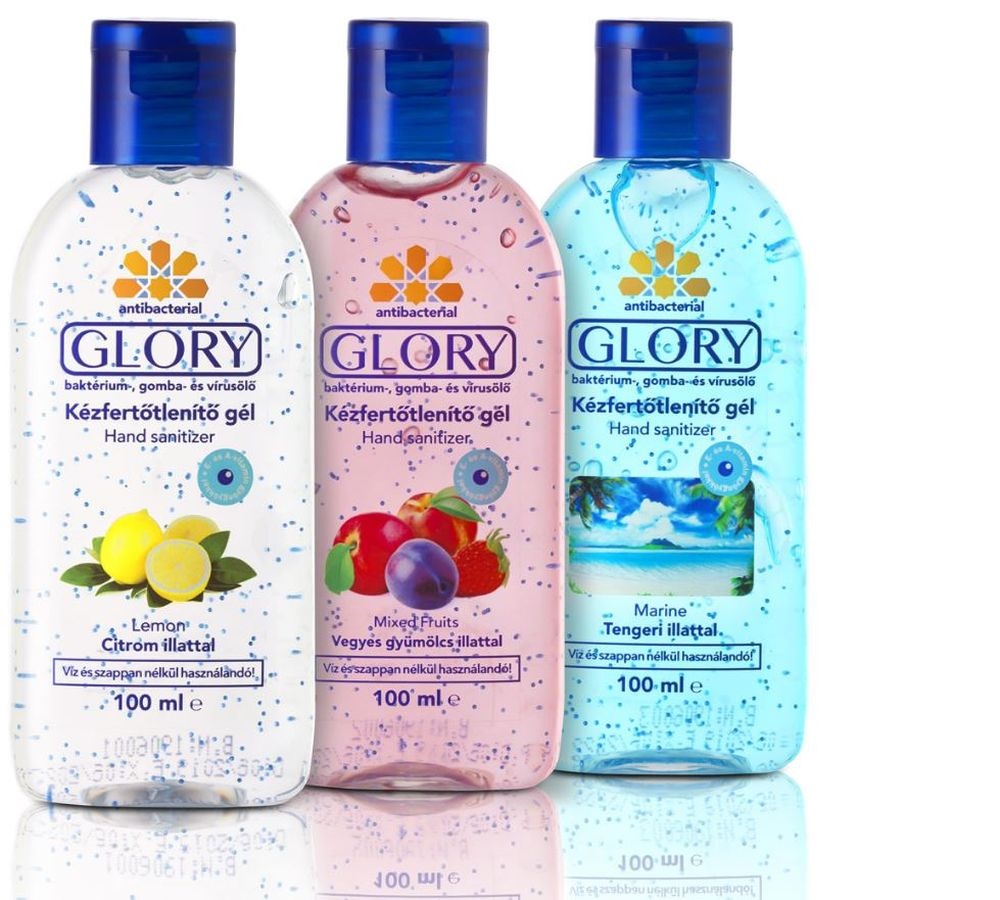 Glory/HC gél Vegyes gyümölcs 100 ml kézfertőtlenítő