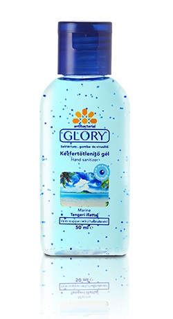 Glory/HCkézfertőtlenítő gél Tengeri 100 ml kézfertőtlenítő