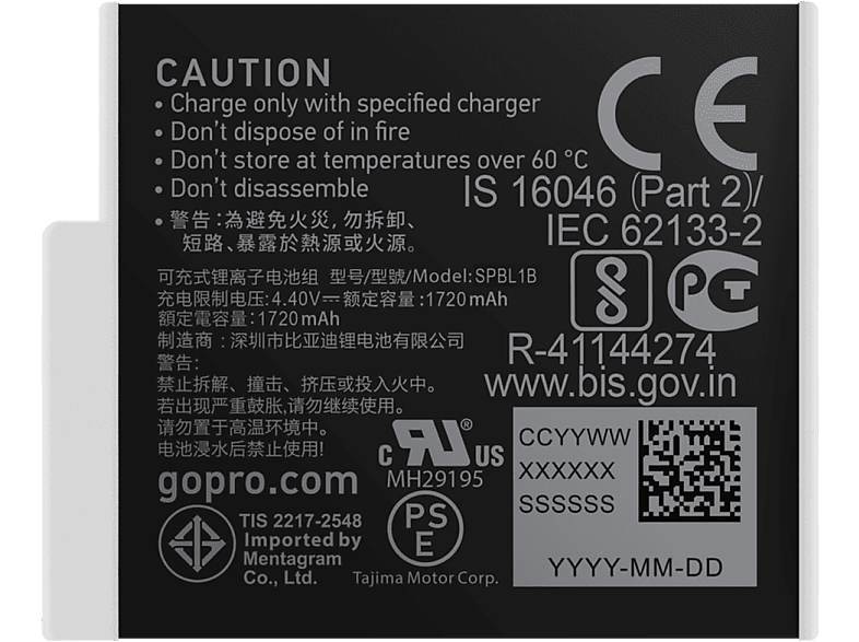 GoPro Rechargeable Battery Max Enduro akkumulátor