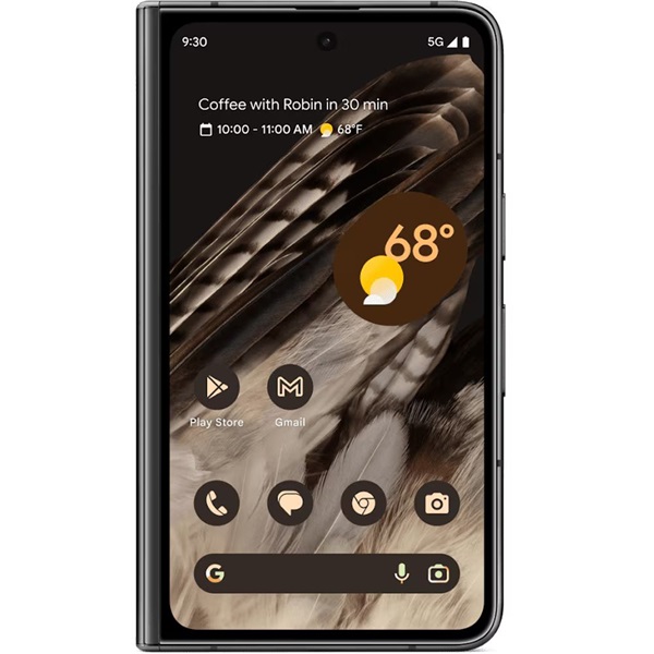 Google Pixel Fold 5,8" 5G 12/256GB DualSIM fekete okostelefon