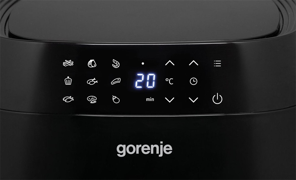 Gorenje AF1409DB fekete 3,5 L forrólevegős sütő