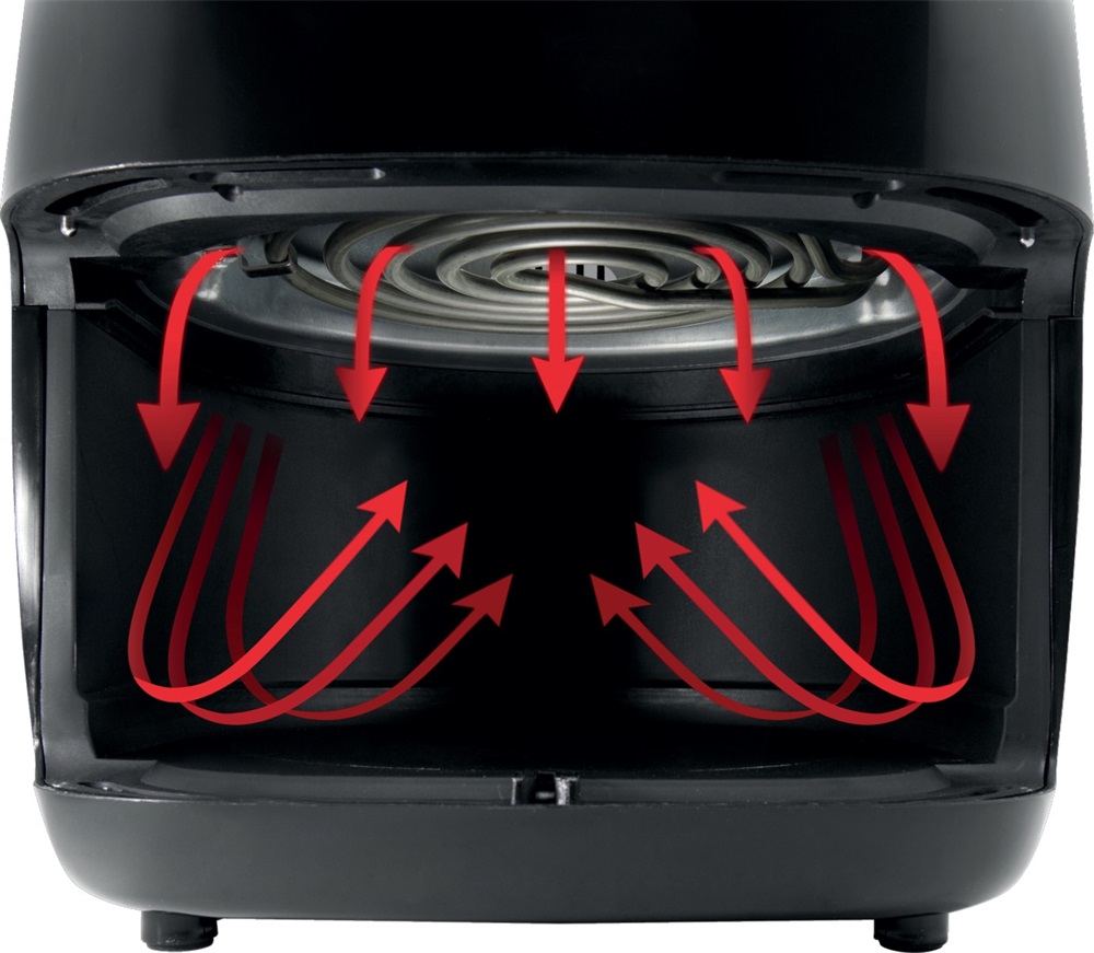 Gorenje AF1409DB fekete 3,5 L forrólevegős sütő