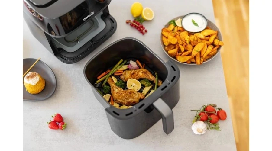 Gorenje AF18000ST fekete 6,7 L forrólevegős sütő