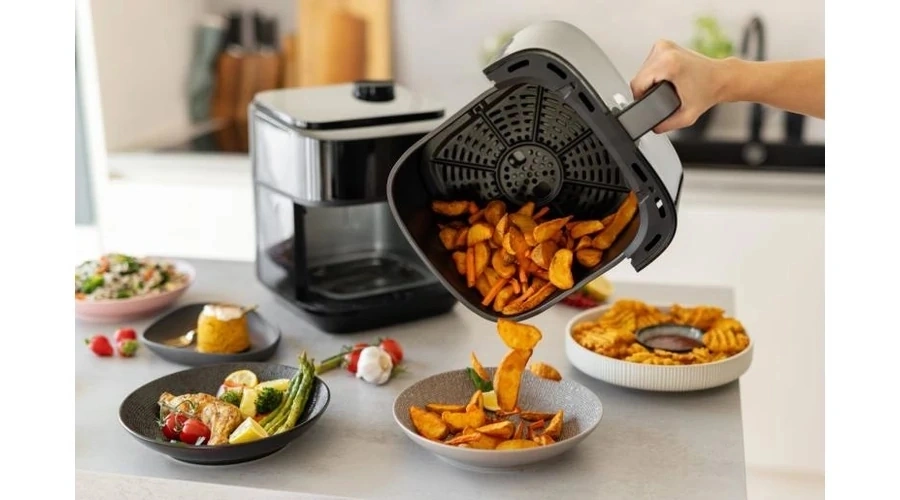 Gorenje AF18000ST fekete 6,7 L forrólevegős sütő