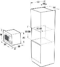 Gorenje BM235CLB beépíthető mikrohullámú sütő