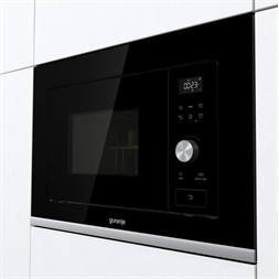 Gorenje BMX201AG1BG 1000W 20L inox beépíthető grillezős mikrohullámú sütő