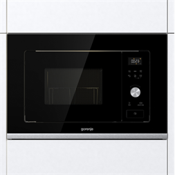 Gorenje BMX201AG1BG 1000W 20L inox beépíthető grillezős mikrohullámú sütő