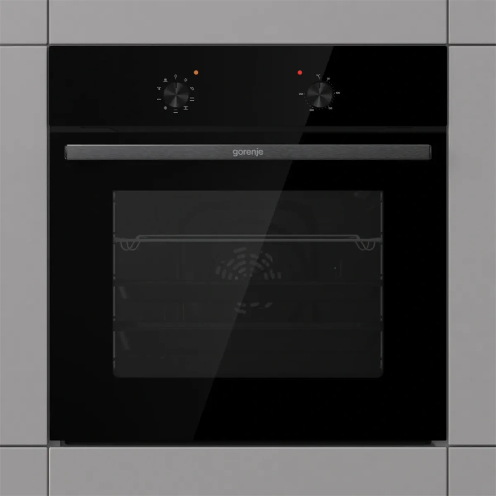 Gorenje BO6717E03ABG fekete, beépíthető, multifunkciós, 77 l, sütő