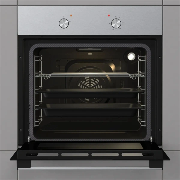 Gorenje BO6717E03AX inox, beépíthető, multifunkciós, 77 l sütő