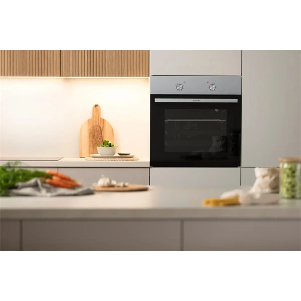 Gorenje BO6717E03AX inox, beépíthető, multifunkciós, 77 l sütő