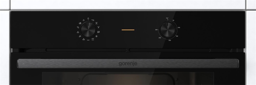 Gorenje BO6717E03BG fekete, beépíthető, sütőtér: 77L, grill, légkeverés, hidrolitikus, sütő