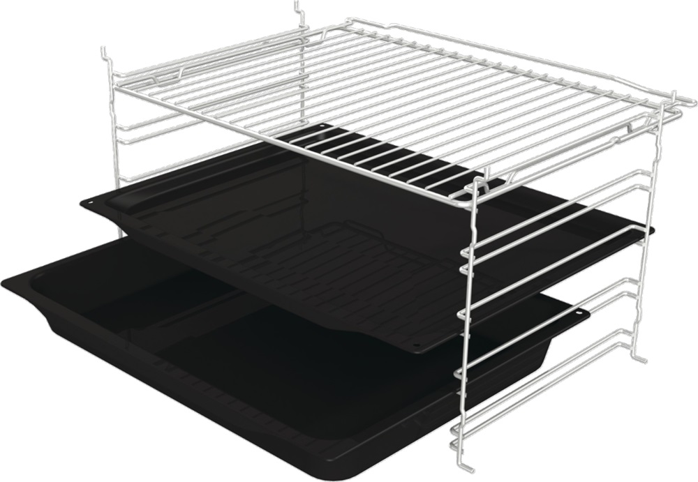 Gorenje BO6717E03BG fekete, beépíthető, sütőtér: 77L, grill, légkeverés, hidrolitikus, sütő