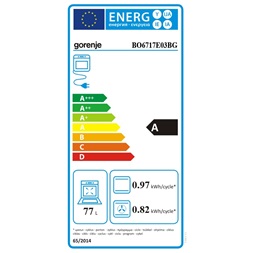 Gorenje BO6717E03BG beépíthető fekete sütő
