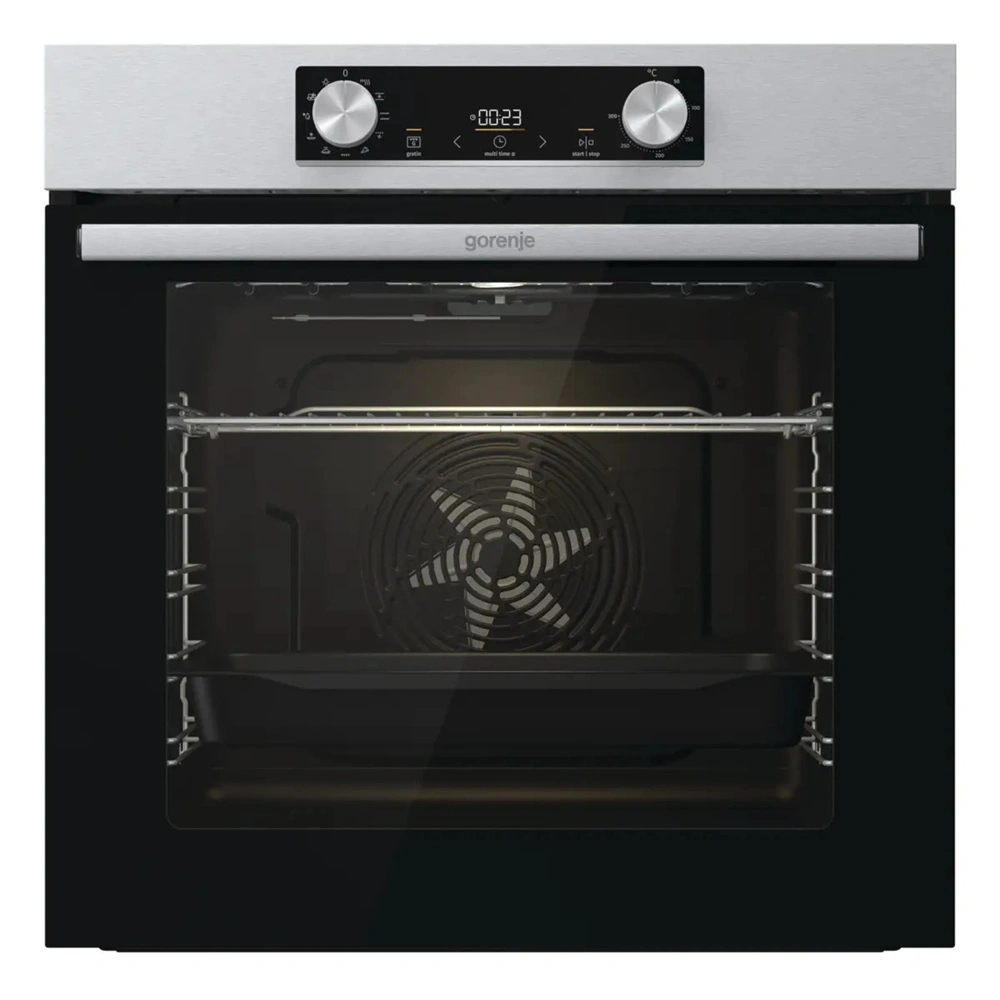 Gorenje BO6735E02XK0 inox, beépíthető, multifunkciós, 77 l sütő