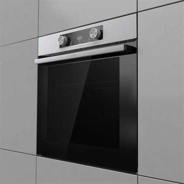 Gorenje BO6735E02XK0 inox, beépíthető, multifunkciós, 77 l sütő