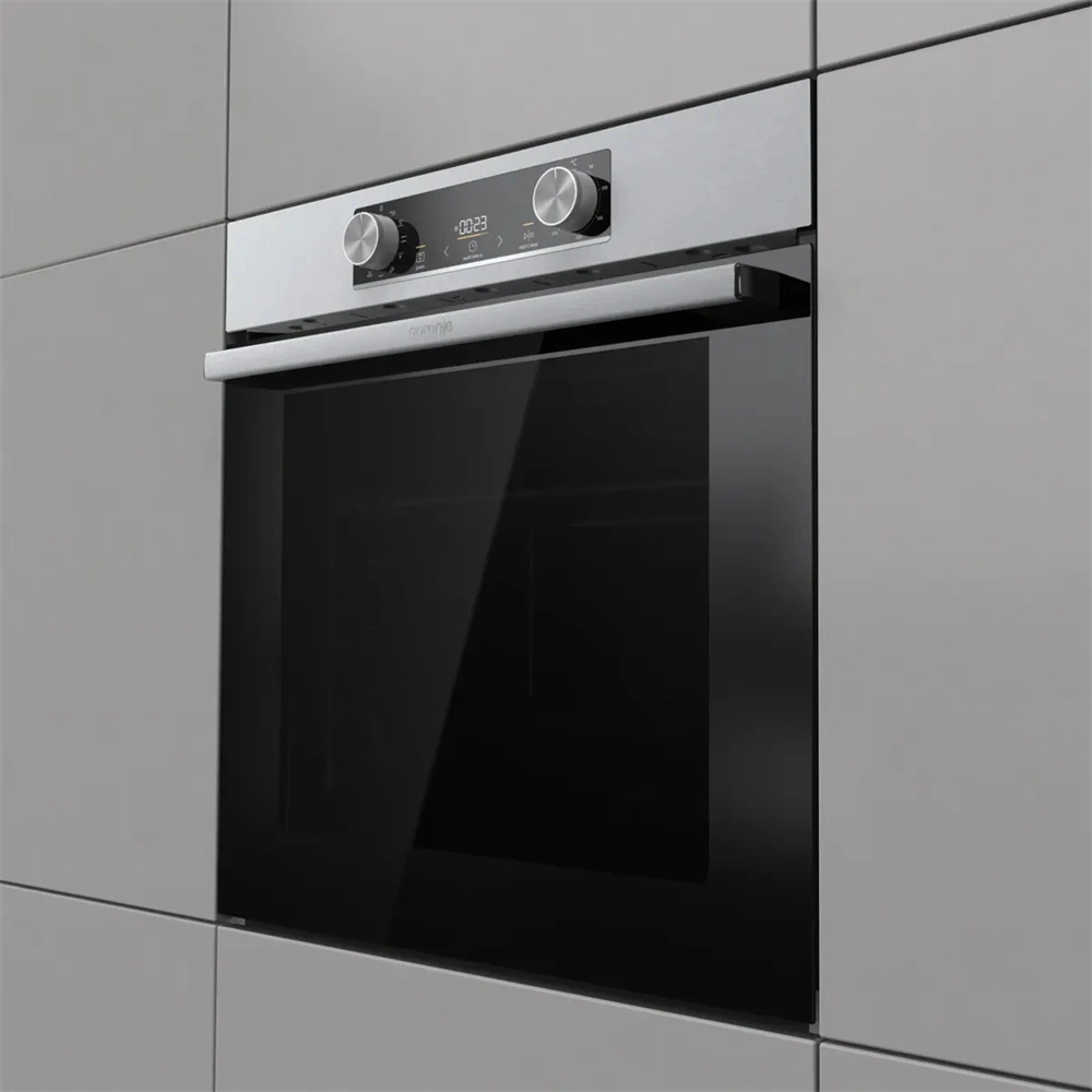 Gorenje BO6735E02XK0 inox, beépíthető, multifunkciós, 77 l sütő