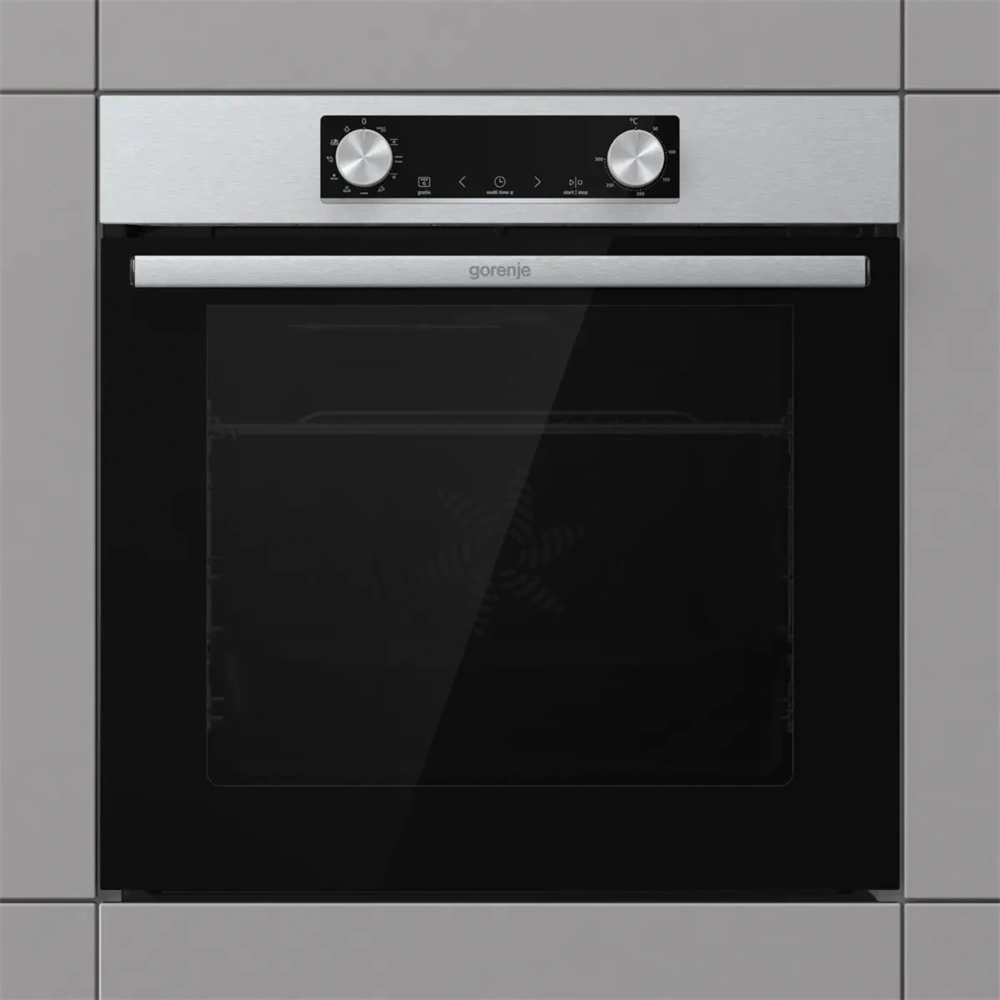 Gorenje BO6735E02XK0 inox, beépíthető, multifunkciós, 77 l sütő