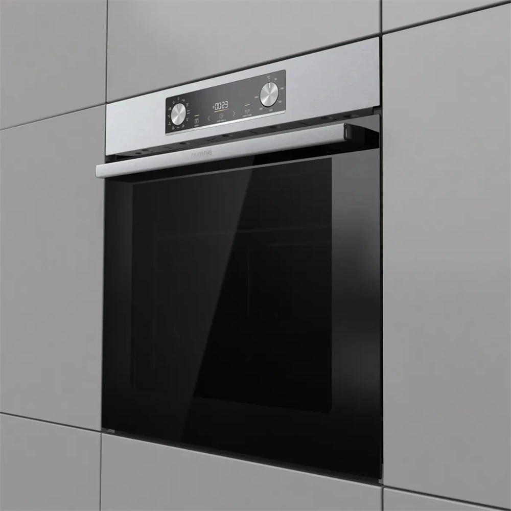 Gorenje BO6735E05X inox, beépíthető, multifunkciós, 77 l sütő