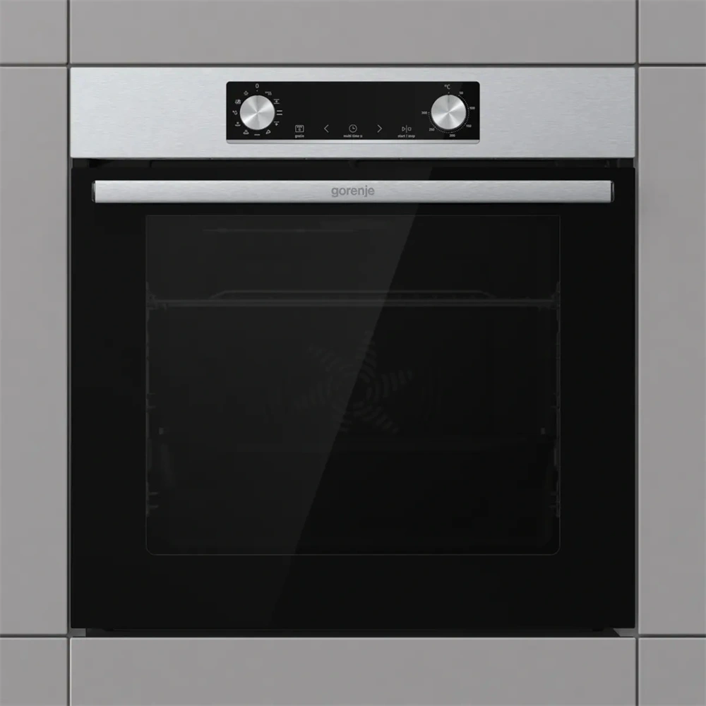 Gorenje BO6735E05X inox, beépíthető, multifunkciós, 77 l sütő