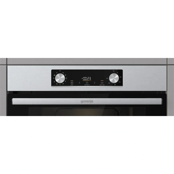 Gorenje BO6735E05X inox, beépíthető, multifunkciós, 77 l sütő