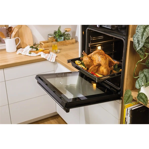 Gorenje BO6735E05X inox, beépíthető, multifunkciós, 77 l sütő