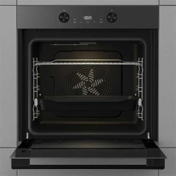 Gorenje BOP6737E05EPMB fekete, beépíthető, multifunkciós, 77 l, sütő