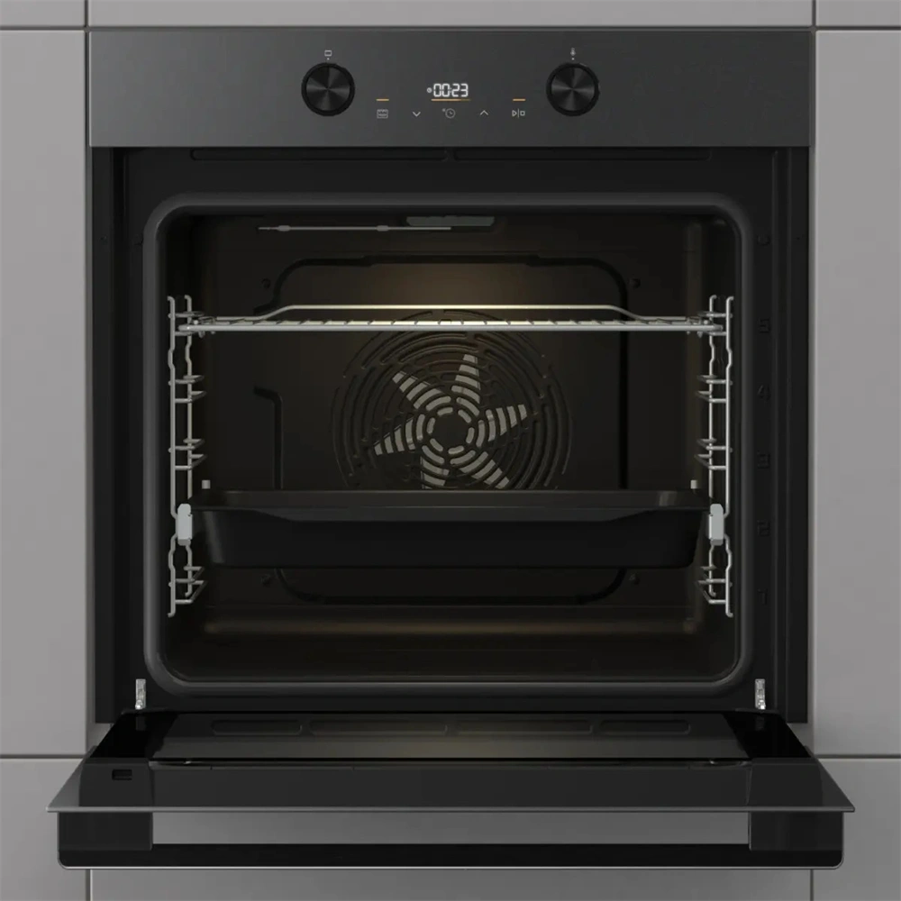 Gorenje BOP6737E05EPMB fekete, beépíthető, multifunkciós, 77 l, sütő