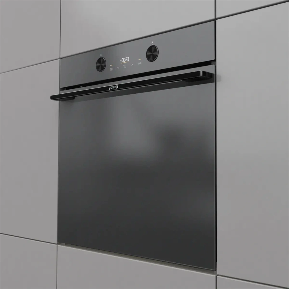 Gorenje BOP6737E05EPMB fekete, beépíthető, multifunkciós, 77 l, sütő