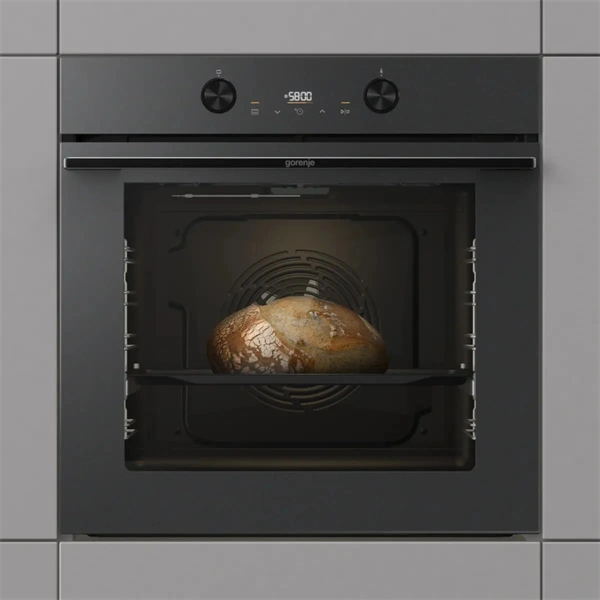 Gorenje BOP6737E05EPMB fekete, beépíthető, multifunkciós, 77 l, sütő