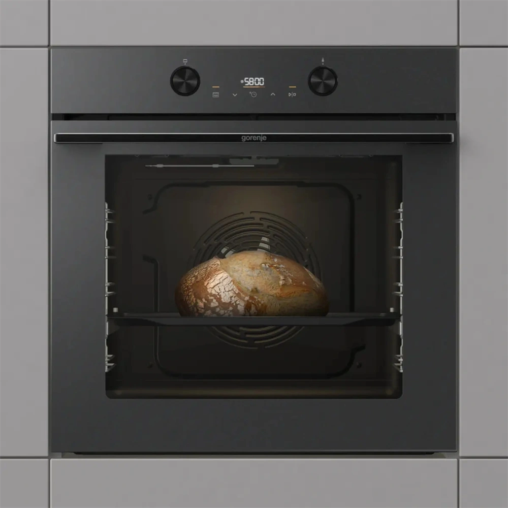 Gorenje BOP6737E05EPMB fekete, beépíthető, multifunkciós, 77 l, sütő
