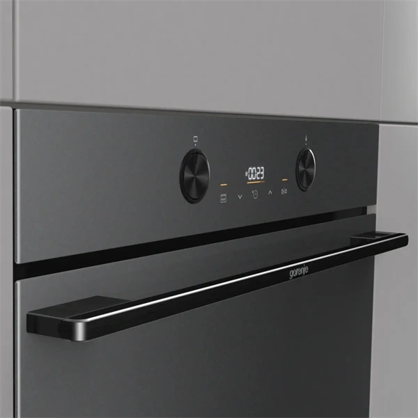 Gorenje BOP6737E05EPMB fekete, beépíthető, multifunkciós, 77 l, sütő