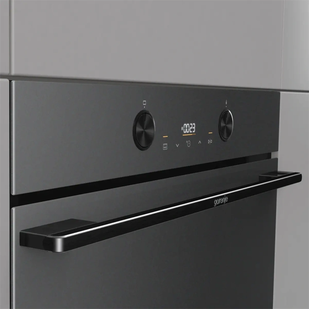 Gorenje BOP6737E05EPMB fekete, beépíthető, multifunkciós, 77 l, sütő