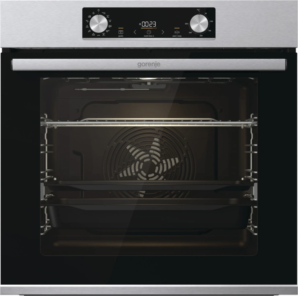 Gorenje BOS6737E13X inox, beépíthető, sütőtér: 77L, grill, hidrolitikus, sütő (Újszerű)