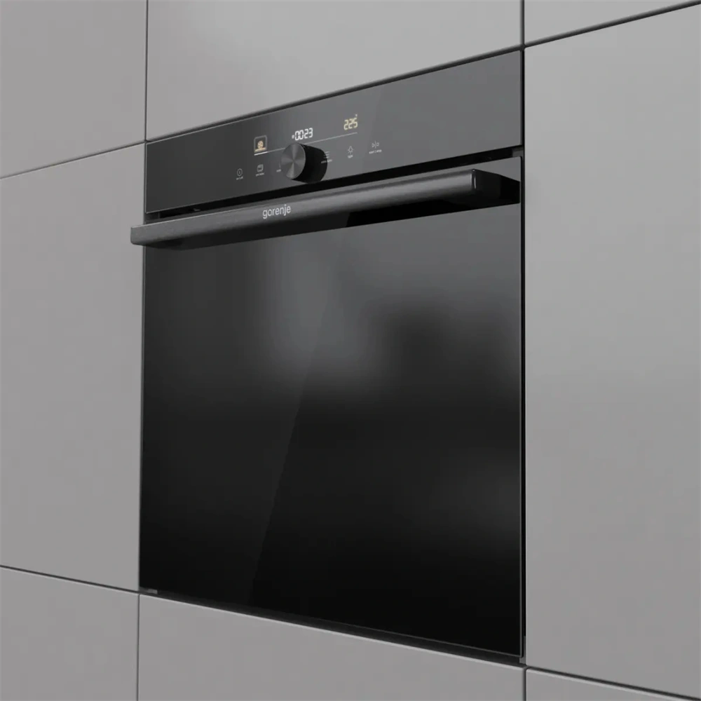 Gorenje BOS6747A05DG fekete, beépíthető, multifunkciós, 77 l, sütő