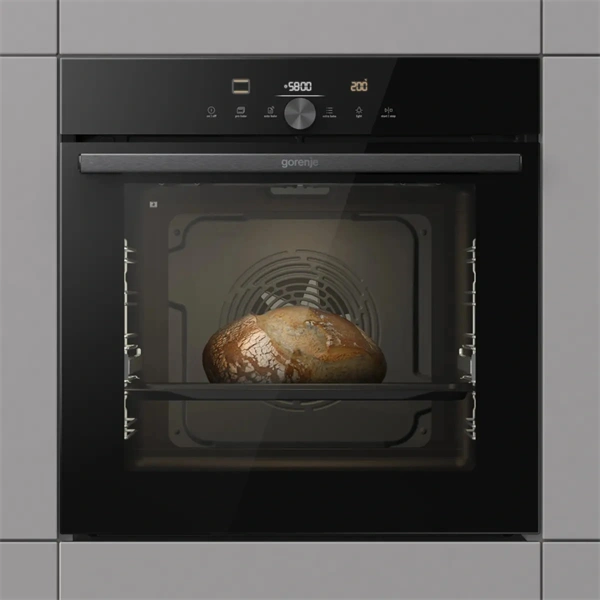 Gorenje BOS6747A05DG fekete, beépíthető, multifunkciós, 77 l, sütő