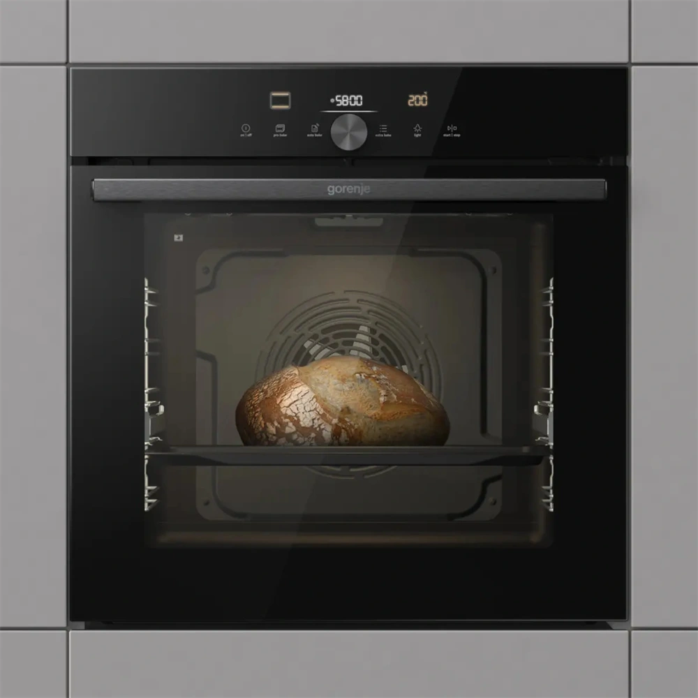Gorenje BOS6747A05DG fekete, beépíthető, multifunkciós, 77 l, sütő