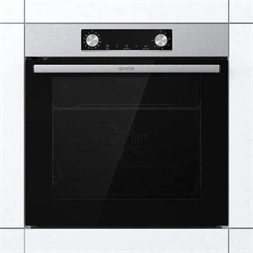 Gorenje BPS6737E03X inox-fekete, beépíthető, sütőtér:77L, grill, légkeveréses, sütő