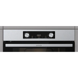 Gorenje BPS6737E03X inox-fekete, beépíthető, sütőtér:77L, grill, légkeveréses, sütő