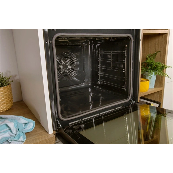 Gorenje BPS6737E03X inox-fekete, beépíthető, sütőtér:77L, grill, légkeveréses, sütő