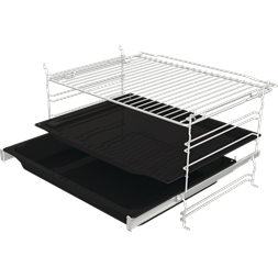 Gorenje BPS6737E14X inox-fekete, beépíthető, sütőtér:77L, grill, légkeveréses, sütő