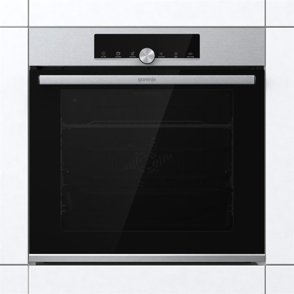 Gorenje BPS6747A06X inox, beépíthető, sütőtér: 77L, grill, légkeverés, pirolitikus, sütő