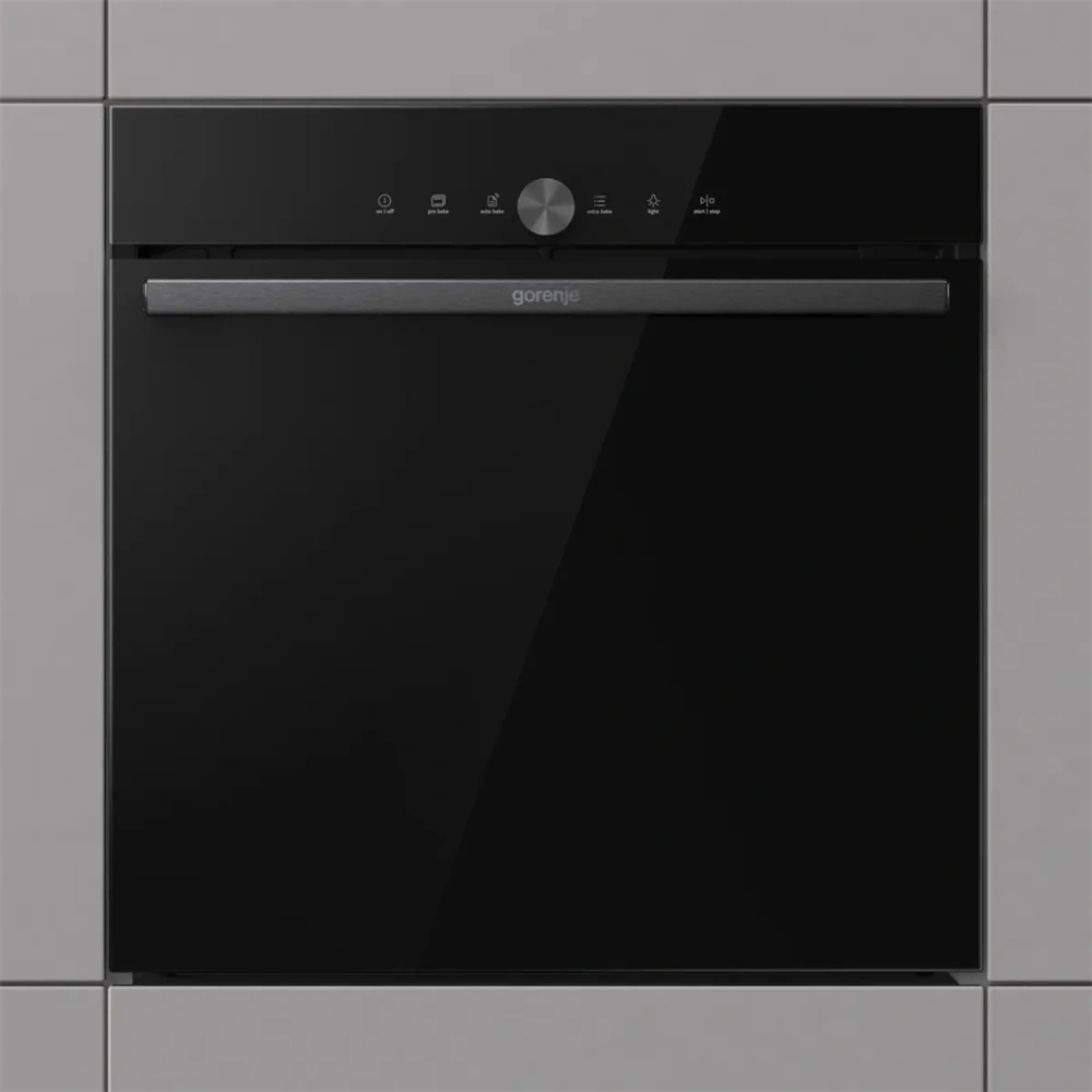 Gorenje BPS6747A09DBGOT fekete, beépíthető, pirolitikus, 77 l sütő