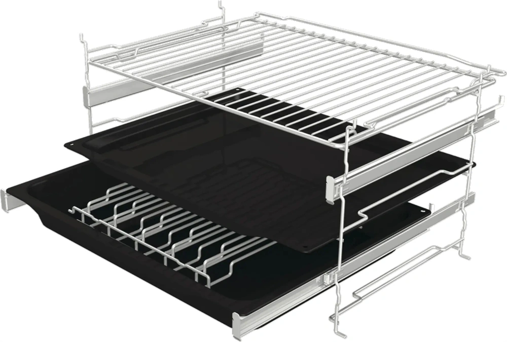 Gorenje BPS6747A09DBGOT fekete, beépíthető, pirolitikus, 77 l sütő