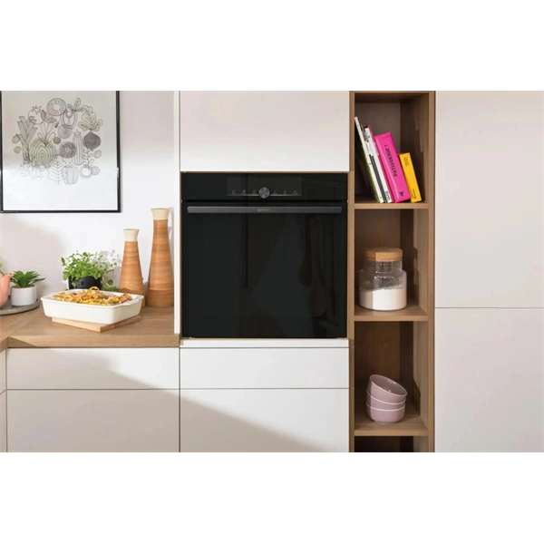 Gorenje BPS6747A09DBGOT fekete, beépíthető, pirolitikus, 77 l sütő