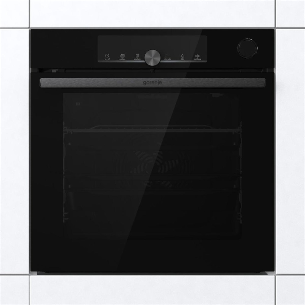 Gorenje BPSA6747A08BGWI fekete, beépíthető, sütőtér: 77L, grill, légkeverés, sütő
