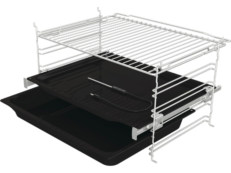 Gorenje BPSA6747A08BG fekete, beépíthető, sütőtér:77L, grill, légkeverés, sütő