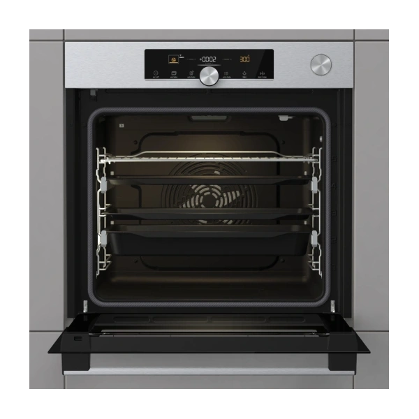 Gorenje BPSA6747A08XWI inox, beépíthető, sütőtér:77L, grill, légkeveréses, sütő