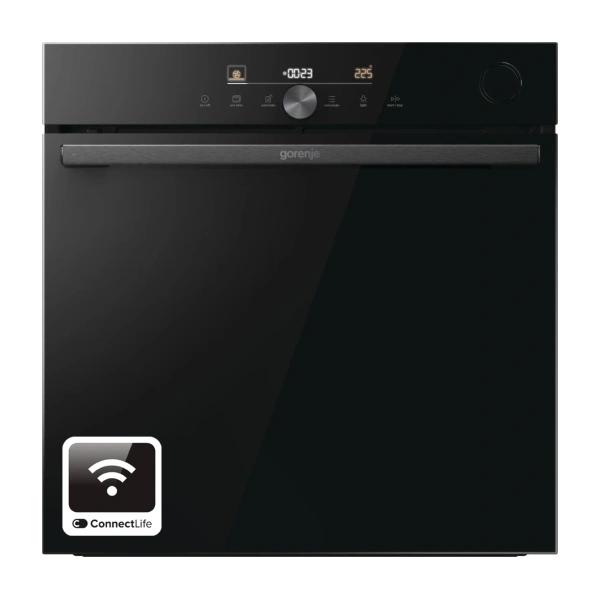 Gorenje BPSA6747DGWI fekete, beépíthető, sütőtér:77L, grill, légkeveréses, sütő